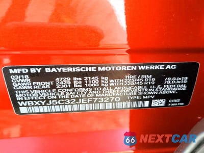 Zdjęcie 14 z 14 samochodu: 2018 BMW X2 XDRIVE28I VIN:WBXYJ5C32JEF73270 - miniatura