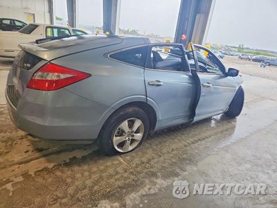 Trzecie zdjęcie samochodu z tyłu: 2010 HONDA ACCORD CROSSTOUR EX VIN:5J6TF1H31AL013883 - miniatura