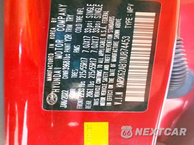Zdjęcie 12 z 12 samochodu: 2022 HYUNDAI KONA SEL VIN:KM8K62AB1NU874453 - miniatura
