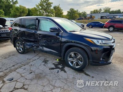 Czwarte zdjęcie samochodu z boku: 2017 TOYOTA HIGHLANDER LIMITED PLATINUM VIN:5TDDZRFH4HS390473 - miniatura