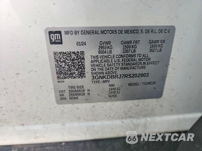 Zdjęcie 13 z 13 samochodu: 2024 CHEVROLET BLAZER 2LT VIN:3GNKDBRJ7RS202903 - miniatura