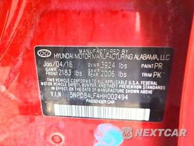 Zdjęcie 12 z 12 samochodu: 2017 HYUNDAI ELANTRA SE VIN:5NPD84LF4HH002494 - miniatura