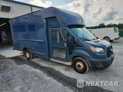 Czwarte zdjęcie samochodu z boku: 2021 FORD TRANSIT T-350 HD DELIVERY TRUCK VIN:1FDDF6P82MKA45462 - miniatura