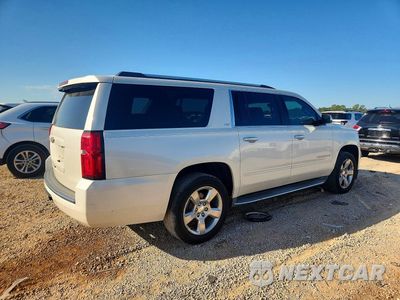Trzecie zdjęcie samochodu z tyłu: 2015 CHEVROLET SUBURBAN C1500 LTZ VIN:1GNSCKKC4FR653588 - miniatura