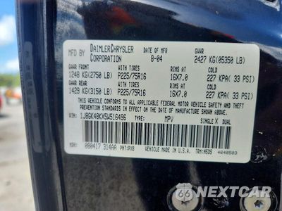 Zdjęcie 12 z 12 samochodu: 2005 JEEP LIBERTY SPORT VIN:1J8GK48KX5W516496 - miniatura