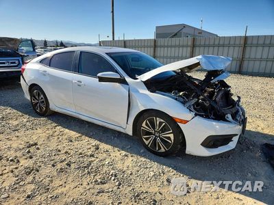 Czwarte zdjęcie samochodu z boku: 2018 HONDA CIVIC EXL VIN:JHMFC1F74JX028855 - miniatura