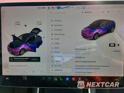 Zdjęcie 9 z 12 samochodu: 2020 TESLA MODEL Y VIN:5YJYGDEE3LF026110 - miniatura