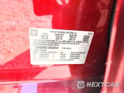 Zdjęcie 13 z 13 samochodu: 2016 CHEVROLET SUBURBAN K1500 LT VIN:1GNSKHKC1GR302046 - miniatura