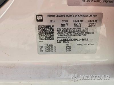 Zdjęcie 12 z 12 samochodu: 2023 CHEVROLET SILVERADO K1500 LT VIN:2GCUDDED0P1146678 - miniatura