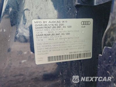 Zdjęcie 13 z 13 samochodu: 2019 AUDI Q3 PREMIUM PLUS VIN:WA1BECF33K1073416 - miniatura