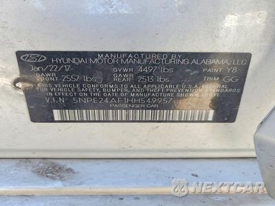Zdjęcie 12 z 12 samochodu: 2017 HYUNDAI SONATA SE VIN:5NPE24AF1HH549957 - miniatura