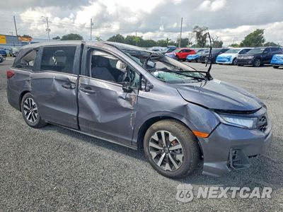 Czwarte zdjęcie samochodu z boku: 2025 HONDA ODYSSEY EXL VIN:5FNRL6H61SB042076 - miniatura