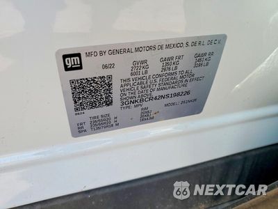 Zdjęcie 12 z 12 samochodu: 2022 CHEVROLET BLAZER 2LT VIN:3GNKBCR42NS198226 - miniatura