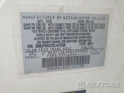 Zdjęcie 13 z 13 samochodu: 2025 NISSAN KICKS SV VIN:3N8AP6CAXSL441538 - miniatura