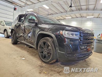 Czwarte zdjęcie samochodu z boku: 2021 GMC ACADIA SLE VIN:1GKKNRLS4MZ185316 - miniatura