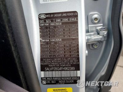 Zdjęcie 13 z 13 samochodu: 2015 LAND ROVER RANGE ROVER EVOQUE PURE PLUS VIN:SALVP2BG4FH962389 - miniatura