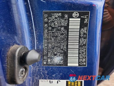 Zdjęcie 12 z 12 samochodu: 2010 TOYOTA PRIUS III VIN:JTDKN3DU1A1275347 - miniatura