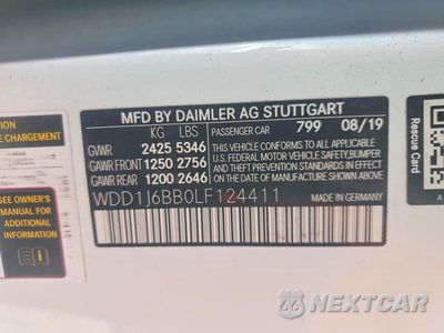Zdjęcie 12 z 12 samochodu: 2020 MERCEDES-BENZ E AMG 53 VIN:WDD1J6BB0LF124411 - miniatura