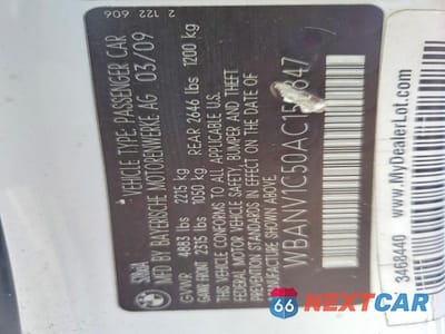 Zdjęcie 12 z 12 samochodu: 2010 BMW 528 XI VIN:WBANV1C50AC156847 - miniatura