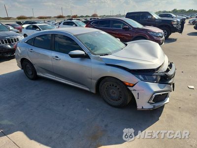 Czwarte zdjęcie samochodu z boku: 2020 HONDA CIVIC LX VIN:2HGFC2F66LH590098 - miniatura