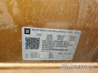 Zdjęcie 14 z 14 samochodu: 2019 CHEVROLET BLAZER PREMIER VIN:3GNKBFRS9KS692756 - miniatura