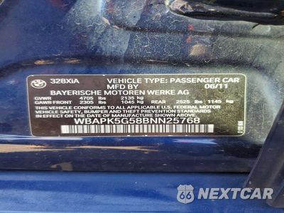 Zdjęcie 12 z 12 samochodu: 2011 BMW 328 XI SULEV VIN:WBAPK5G58BNN25768 - miniatura