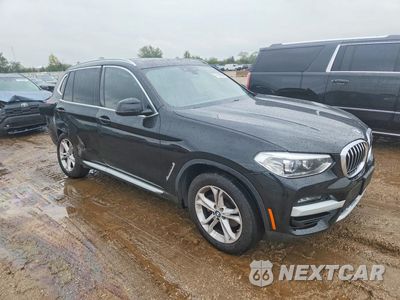 Czwarte zdjęcie samochodu z boku: 2021 BMW X3 XDRIVE30I VIN:5UXTY5C05M9E20581 - miniatura