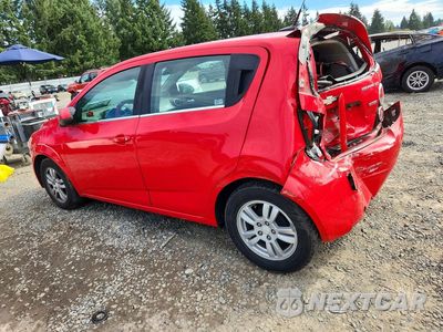 Drugie zdjęcie samochodu z przodu: 2014 CHEVROLET SONIC LT VIN:1G1JC6SB0E4124999 - miniatura