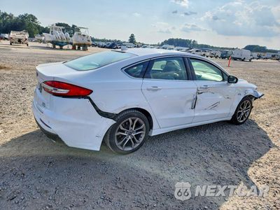 Trzecie zdjęcie samochodu z tyłu: 2019 FORD FUSION SEL VIN:3FA6P0CD1KR138448 - miniatura