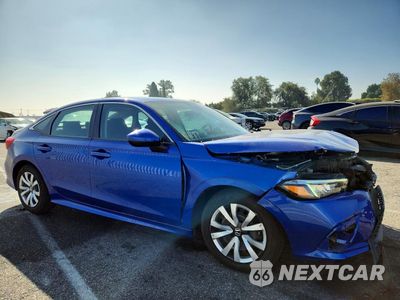 Czwarte zdjęcie samochodu z boku: 2022 HONDA CIVIC LX VIN:2HGFE2F22NH522861 - miniatura
