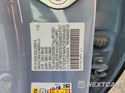 Zdjęcie 12 z 12 samochodu: 2022 HONDA ACCORD HYBRID SPORT VIN:1HGCV3F22NA046182 - miniatura