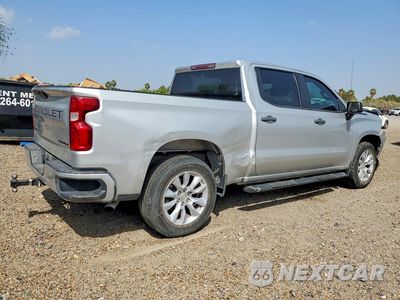 Trzecie zdjęcie samochodu z tyłu: 2022 CHEVROLET SILVERADO LTD C1500 CUSTOM VIN:3GCPWBEK0NG168386 - miniatura