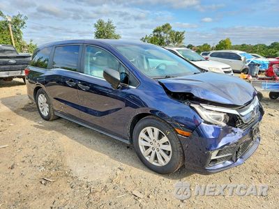 Czwarte zdjęcie samochodu z boku: 2019 HONDA ODYSSEY LX VIN:5FNRL6H28KB088193 - miniatura