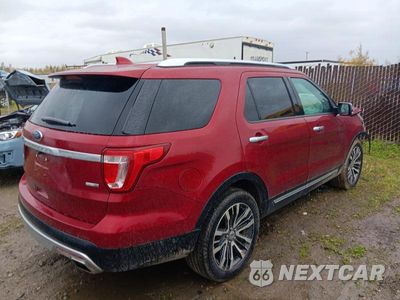 Trzecie zdjęcie samochodu z tyłu: 2016 FORD EXPLORER PLATINUM VIN:1FM5K8HTXGGD23854 - miniatura