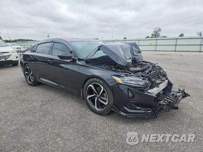 Czwarte zdjęcie samochodu z boku: 2022 HONDA ACCORD SPORT VIN:1HGCV2F32NA014772 - miniatura