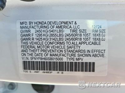 Zdjęcie 13 z 13 samochodu: 2025 HONDA PASSPORT TRAIL SPORT VIN:5FNYF8H60SB015000 - miniatura
