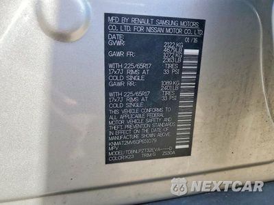 Zdjęcie 13 z 13 samochodu: 2016 NISSAN ROGUE S VIN:KNMAT2MV6GP651079 - miniatura