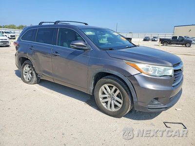 Czwarte zdjęcie samochodu z boku: 2016 TOYOTA HIGHLANDER LE VIN:5TDZARFH6GS023005 - miniatura