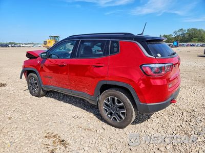 Drugie zdjęcie samochodu z przodu: 2019 JEEP COMPASS TRAILHAWK VIN:3C4NJDDB8KT744070 - miniatura