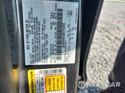 Zdjęcie 13 z 13 samochodu: 2019 FORD FUSION SE VIN:3FA6P0HD5KR193493 - miniatura