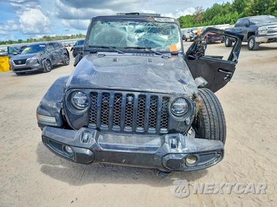 Piąte zdjęcie samochodu w środku: 2021 JEEP WRANGLER UNLIMITED SAHARA VIN:1C4HJXEM2MW772748 - miniatura