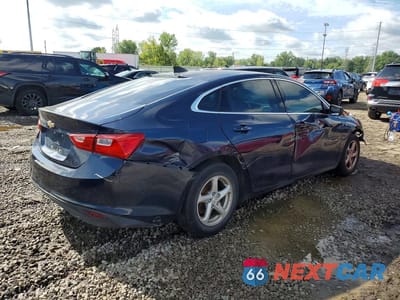 Trzecie zdjęcie samochodu z tyłu: 2017 CHEVROLET MALIBU LS VIN:1G1ZB5ST7HF128985 - miniatura