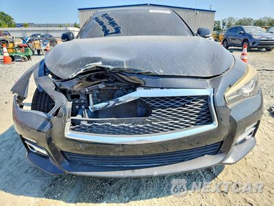 Piąte zdjęcie samochodu w środku: 2016 INFINITI Q50 2.0T PREMIUM VIN:JN1CV7AP3GM200136 - miniatura