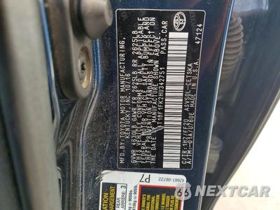Zdjęcie 13 z 13 samochodu: 2017 TOYOTA CAMRY SE VIN:4T1BF1FK2HU342751 - miniatura