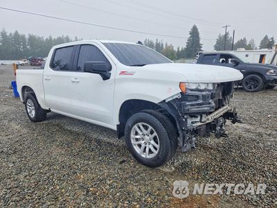 Czwarte zdjęcie samochodu z boku: 2021 CHEVROLET SILVERADO K1500 LT VIN:1GCUYDED8MZ391364 - miniatura