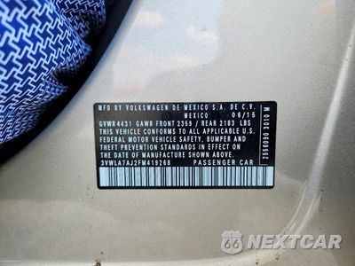Zdjęcie 12 z 12 samochodu: 2015 VOLKSWAGEN JETTA TDI VIN:3VWLA7AJ2FM419268 - miniatura