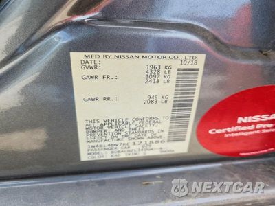 Zdjęcie 13 z 13 samochodu: 2019 NISSAN ALTIMA SV VIN:1N4BL4DV7KC121886 - miniatura