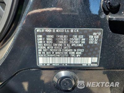 Zdjęcie 13 z 13 samochodu: 2017 HONDA HR-V EX VIN:3CZRU6H52HM722751 - miniatura