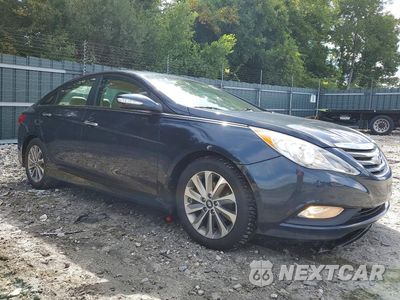 Czwarte zdjęcie samochodu z boku: 2014 HYUNDAI SONATA LIMITED VIN:5NPEC4AC4EH874245 - miniatura