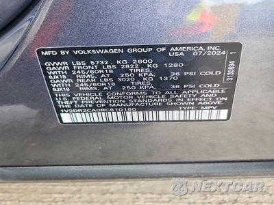 Zdjęcie 13 z 13 samochodu: 2024 VOLKSWAGEN ATLAS SE VIN:1V2DR2CA0RC610160 - miniatura